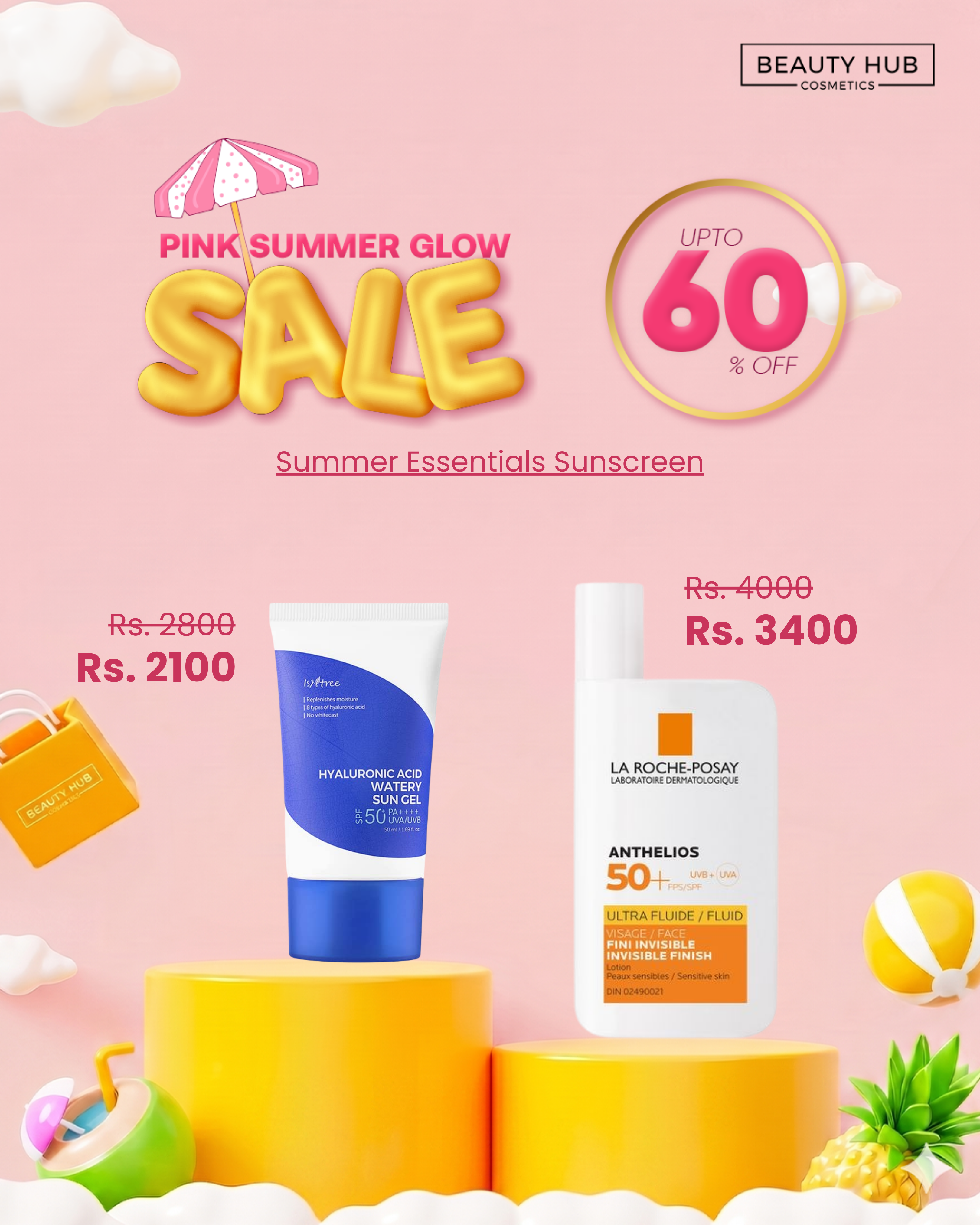 Pink glow summer sale